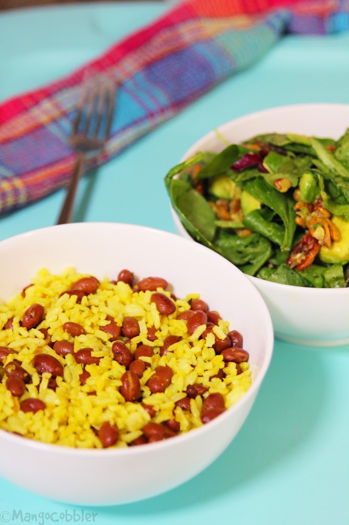 Thumbnail for Tumeric Fried Rice with Red Beans